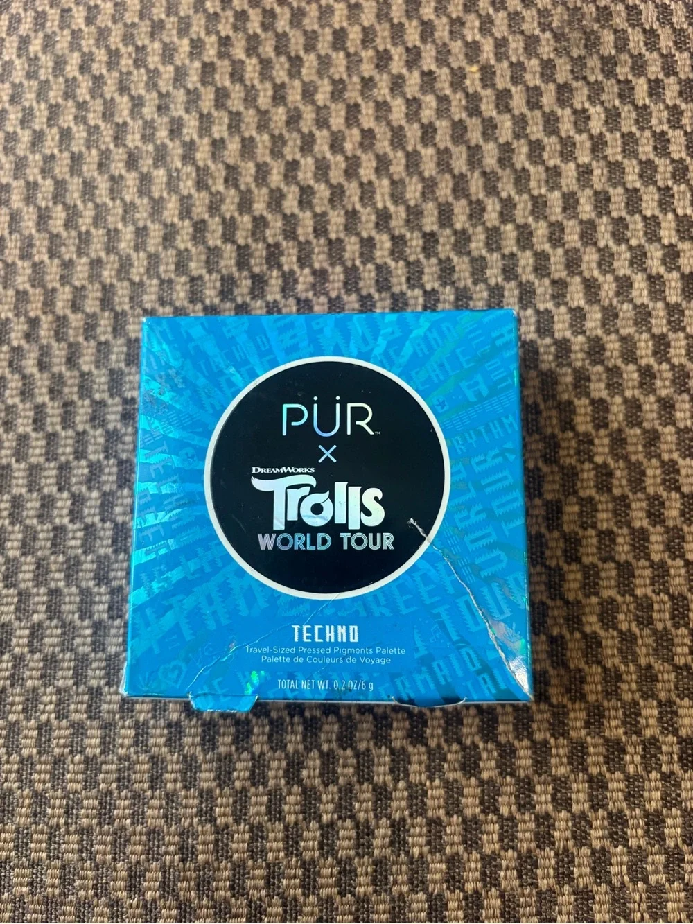 Pur X Trolls World Tour Techno Travel-Sized Pressed Pigment Palette 0.2 OZ.